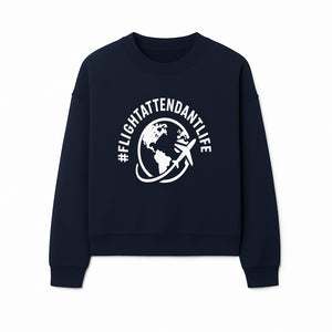  FlightAttendantLife T-Shirt | Travel Lover Gift | Airplane & Globe Design | Airline Crew Apparel | Jetsetter Clothing - Sweatshirt 1758254671192.jpg