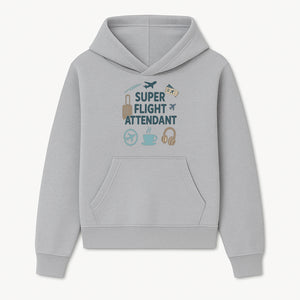 Super Flight Attendant T-Shirt with Airplane & Travel Icons for Aviation Lovers, Flight Crew Gifts, and Travel Enthusiasts - Hoodie 1758254671298.jpg