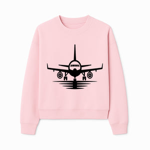 Vintage Airplane Art Print - Black and White Air Travel Wall Decor for Aviation Enthusiasts - Sweatshirt 1758254671324.jpg