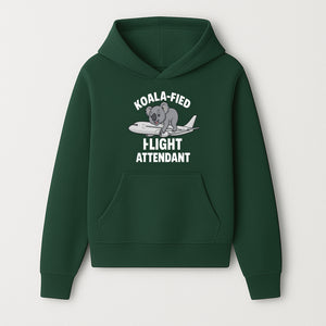 Koala-Fied Flight Attendant T-Shirt | Cute Aviation Animal Graphic Tee for Travelers & Flight Crew | Fun Gifts for Air Travel Lovers - Hoodie 1758254671337.jpg