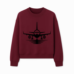 Vintage Airplane Art Print - Black and White Air Travel Wall Decor for Aviation Enthusiasts - Sweatshirt 1758254671483.jpg