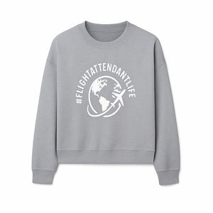  FlightAttendantLife T-Shirt | Travel Lover Gift | Airplane & Globe Design | Airline Crew Apparel | Jetsetter Clothing - Sweatshirt 1758254671562.jpg