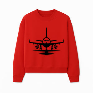 Vintage Airplane Art Print - Black and White Air Travel Wall Decor for Aviation Enthusiasts - Sweatshirt 1758254671822.jpg