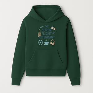Super Flight Attendant T-Shirt with Airplane & Travel Icons for Aviation Lovers, Flight Crew Gifts, and Travel Enthusiasts - Hoodie 1758254671831.jpg
