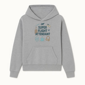 Super Flight Attendant T-Shirt with Airplane & Travel Icons for Aviation Lovers, Flight Crew Gifts, and Travel Enthusiasts - Hoodie 1758254671953.jpg