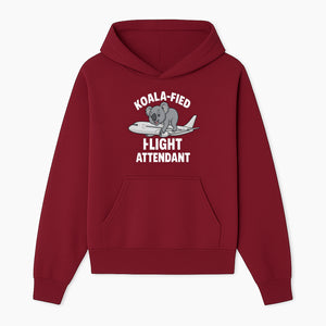 Koala-Fied Flight Attendant T-Shirt | Cute Aviation Animal Graphic Tee for Travelers & Flight Crew | Fun Gifts for Air Travel Lovers - Hoodie 1758254671987.jpg
