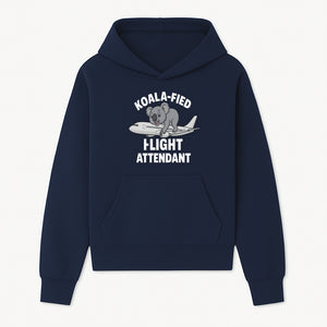 Koala-Fied Flight Attendant T-Shirt | Cute Aviation Animal Graphic Tee for Travelers & Flight Crew | Fun Gifts for Air Travel Lovers - Hoodie 1758254672139.jpg