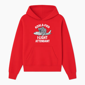 Koala-Fied Flight Attendant T-Shirt | Cute Aviation Animal Graphic Tee for Travelers & Flight Crew | Fun Gifts for Air Travel Lovers - Hoodie 1758254672275.jpg