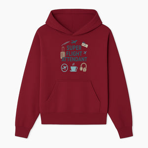 Super Flight Attendant T-Shirt with Airplane & Travel Icons for Aviation Lovers, Flight Crew Gifts, and Travel Enthusiasts - Hoodie 1758254672432.jpg