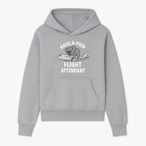 Koala-Fied Flight Attendant T-Shirt | Cute Aviation Animal Graphic Tee for Travelers & Flight Crew | Fun Gifts for Air Travel Lovers - Hoodie 1758254672455.jpg