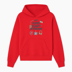 Super Flight Attendant T-Shirt with Airplane & Travel Icons for Aviation Lovers, Flight Crew Gifts, and Travel Enthusiasts - Hoodie 1758254672791.jpg