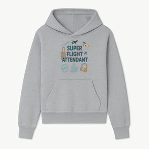 Super Flight Attendant T-Shirt with Airplane & Travel Icons for Aviation Lovers, Flight Crew Gifts, and Travel Enthusiasts - Hoodie 1758254672931.jpg