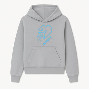 Skyboy Air Travel Graphic Tee with Airplane and Heart Design - Perfect for Aviation Lovers and Travelers - Hoodie 1758254673799.jpg