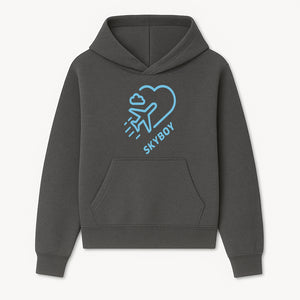 Skyboy Air Travel Graphic Tee with Airplane and Heart Design - Perfect for Aviation Lovers and Travelers - Hoodie 1758254674256.jpg