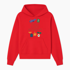 Super Flight Attendant Travel-Themed T-Shirt with Airplane, Passport, Coffee, and Luggage Graphics for Aviation Lovers - Hoodie 1758254674368.jpg