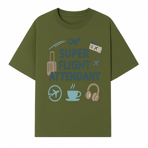 Super Flight Attendant T-Shirt with Airplane & Travel Icons for Aviation Lovers, Flight Crew Gifts, and Travel Enthusiasts - T-shirt 1758254675273.jpg