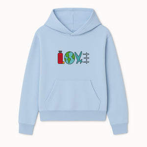Travel Themed Love Design with Suitcase, Globe, Airplane, and Planes - Perfect for Adventurers and Wanderlust Gifts - Hoodie 1758254675839.jpg