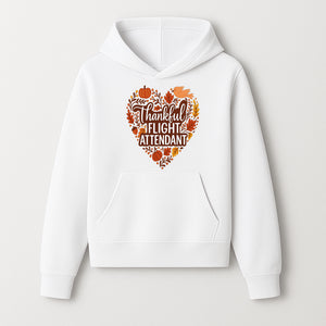 Thankful Flight Attendant Fall Thanksgiving Heart Art Print, Autumn Decor, Airline Crew Gift, Nature-Inspired Wall Art, Seasonal Home Decor - Hoodie 1758254675982.jpg