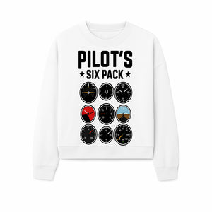 Pilot's Six Pack Gauge Design Printable Wall Art for Aviation Enthusiasts and Pilots, Flight Instruments Decor - Sweatshirt 1758254676052.jpg
