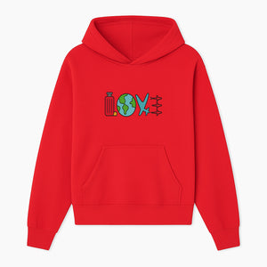 Travel Themed Love Design with Suitcase, Globe, Airplane, and Planes - Perfect for Adventurers and Wanderlust Gifts - Hoodie 1758254676499.jpg
