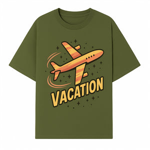 Vacation Airplane Graphic Tee - Travel Lover Apparel - Plane Design for Adventure Seekers - Perfect Gift for Trip Enthusiasts - T-shirt 1758254677603.jpg