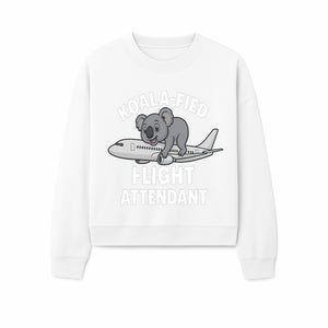 Koala-Fied Flight Attendant T-Shirt | Cute Aviation Animal Graphic Tee for Travelers & Flight Crew | Fun Gifts for Air Travel Lovers - Sweatshirt 1758254679137.jpg
