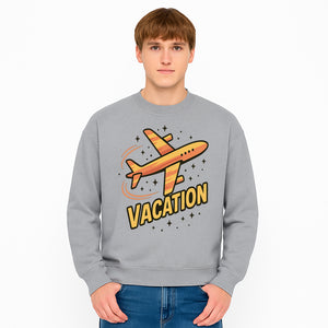 Vacation Airplane Graphic Tee - Travel Lover Apparel - Plane Design for Adventure Seekers - Perfect Gift for Trip Enthusiasts - Sweatshirt 1758254683285.jpg