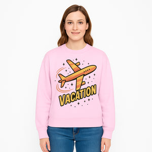 Vacation Airplane Graphic Tee - Travel Lover Apparel - Plane Design for Adventure Seekers - Perfect Gift for Trip Enthusiasts - Sweatshirt 1758254683455.jpg