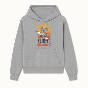 Koala-Fied Flight Attendant T-Shirt | Cute Koala Air Travel Graphic Tee | Fun Animal Pilot Gift for Travel Lovers - Hoodie 1758254701866.jpg