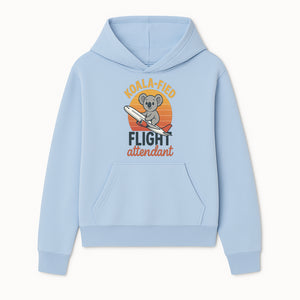 Koala-Fied Flight Attendant T-Shirt | Cute Koala Air Travel Graphic Tee | Fun Animal Pilot Gift for Travel Lovers - Hoodie 1758254702054.jpg
