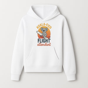 Koala-Fied Flight Attendant T-Shirt | Cute Koala Air Travel Graphic Tee | Fun Animal Pilot Gift for Travel Lovers - Hoodie 1758254702949.jpg