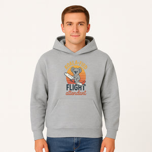 Koala-Fied Flight Attendant T-Shirt | Cute Koala Air Travel Graphic Tee | Fun Animal Pilot Gift for Travel Lovers - Hoodie 1758254704086.jpg