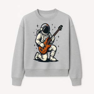 Space Musician T-Shirt Design - Astronaut Playing Guitar Retro Graphic Tee - Sweatshirt 1758273097471.jpg