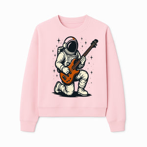 Space Musician T-Shirt Design - Astronaut Playing Guitar Retro Graphic Tee - Sweatshirt 1758273097757.jpg
