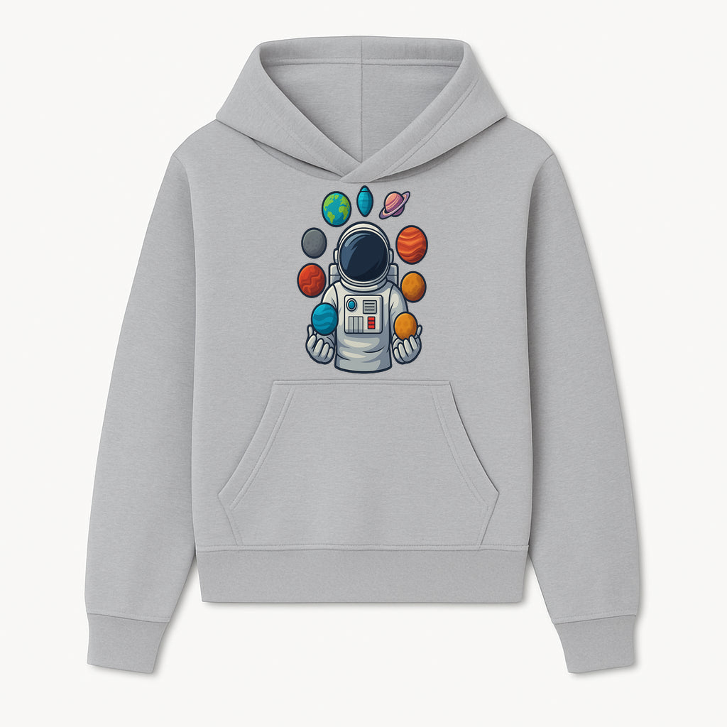 Astronaut Planet Art Print | Space Theme Poster | Galaxy Universe Wall Decor | Cosmic Design For Kids Room or Office - Hoodie 1758273099837.jpg