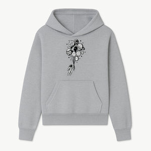 Astronaut Holding Planet Balloons Graphic T-Shirt | Space Adventure Design | Galaxy-Themed Apparel for Kids and Adults - Hoodie 1758273115186.jpg