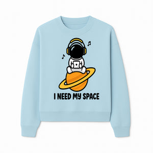 Cute Astronaut I Need My Space Graphic T-Shirt - Music Lover Gift, Space Enthusiast Apparel, Fun Retro Style Tee - Sweatshirt 1758273127724.jpg