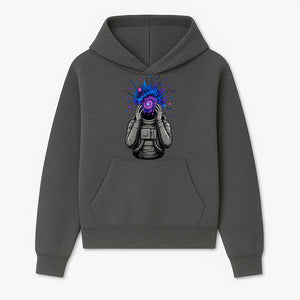 Cosmic Explosion Astronaut Art Print | Psychedelic Space Themed Wall Decor | Unique Sci-Fi Illustration - Hoodie 1758273130323.jpg