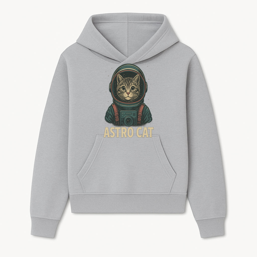 Astro Cat Vintage T-Shirt, Space Cat Astronaut Graphic Tee, Cosmic Pet Lover Apparel, Gift for Cat Lovers, Unique Cat Design - Hoodie 1758273131281.jpg
