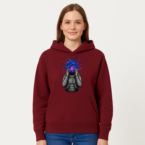 Cosmic Explosion Astronaut Art Print | Psychedelic Space Themed Wall Decor | Unique Sci-Fi Illustration - Hoodie 1758273132965.jpg