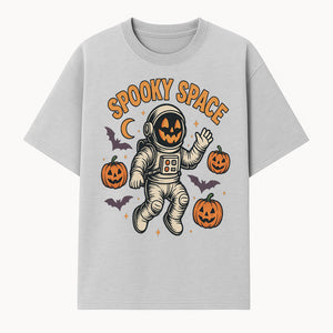 Halloween Astronaut Art Print - Spooky Space Pumpkin & Bat Design for Unique Fall Home Decor - T-shirt 1758273136390.jpg