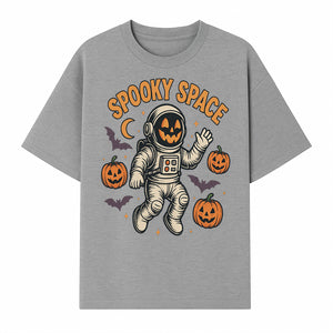 Halloween Astronaut Art Print - Spooky Space Pumpkin & Bat Design for Unique Fall Home Decor - T-shirt 1758273137881.jpg