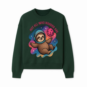 Space Sloth T-Shirt - Not All Who Wander Are Lost, Cute Astronaut Sloth Graphic Tee, Adventure Lover Gift - Sweatshirt 1758273139195.jpg