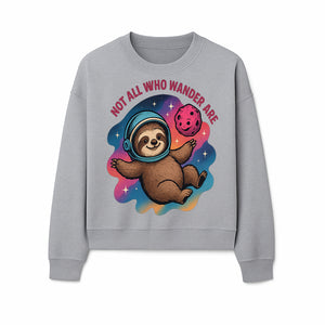 Space Sloth T-Shirt - Not All Who Wander Are Lost, Cute Astronaut Sloth Graphic Tee, Adventure Lover Gift - Sweatshirt 1758273140272.jpg