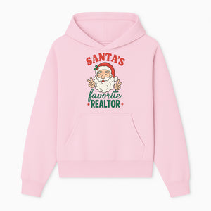 Santa's Favorite Realtor Christmas Design T-Shirt | Funny Holiday Gift for Real Estate Agents and Realtors - Hoodie 1758332976639.jpg