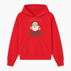 Santa's Favorite Realtor Christmas Design T-Shirt | Funny Holiday Gift for Real Estate Agents and Realtors - Hoodie 1758332977108.jpg
