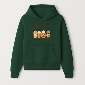 Pumpkin Spice and Real Estate Advice Art Print - Fall Decor, Coffee Lovers Gift, Home Buying Tips, Whimsical Wall Art - Hoodie 1758332985998.jpg