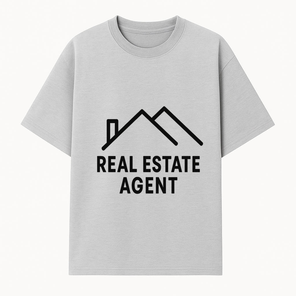 Real Estate Agent Logo Sign | Modern Home Design | Realtor Business Branding | Office Decor for Agents | Real Estate Marketing Tool - T-shirt 1758332987458.jpg