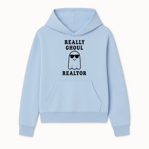 Funny Ghost Realtor Halloween Shirt | Really Ghoul Realtor Tee | Cute Ghost Graphic T-Shirt for Halloween Parties & Events - Hoodie 1758332990701.jpg