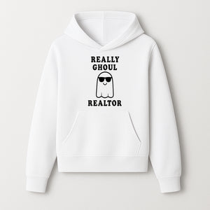 Funny Ghost Realtor Halloween Shirt | Really Ghoul Realtor Tee | Cute Ghost Graphic T-Shirt for Halloween Parties & Events - Hoodie 1758332991542.jpg
